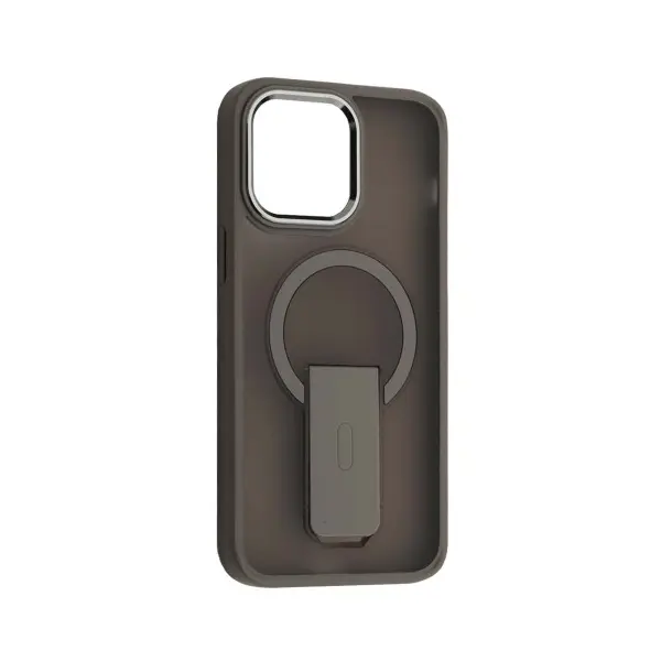 ЧОХОЛ STAND MATTE MAGSAFE ДЛЯ IPHONE 14 PRO MAX, СІРИЙ