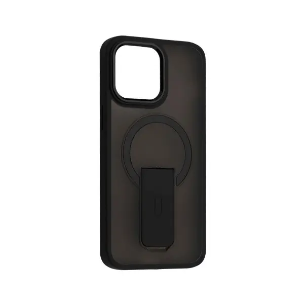 ЧОХОЛ STAND MATTE MAGSAFE ДЛЯ IPHONE 15 PRO, ЧОРНИЙ