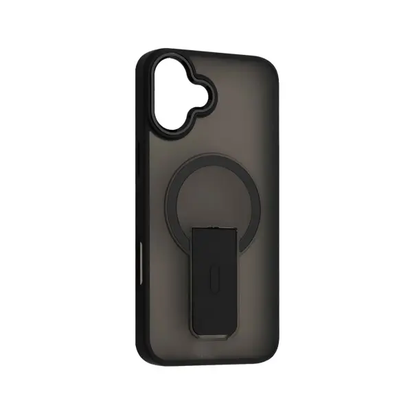 MR4_58713 Чохол stand matte magsafe для iphone 16 plus, чорний 