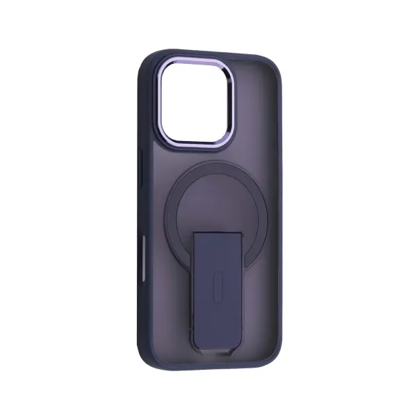 MR4_58719 Чохол stand matte magsafe для iphone 16 pro пурпуровий 
