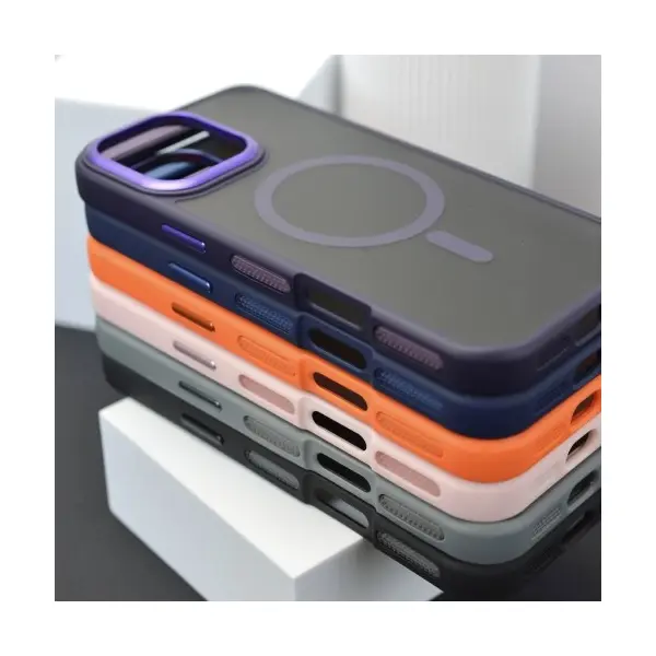 ЧОХОЛ NEW MATTE MAGSAFE ДЛЯ IPHONE 13 PRO MAX DARK СИНІЙ