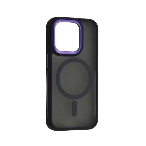 MR4_58777 Чохол new matte magsafe для iphone 14 pro max deep пурпуровий 