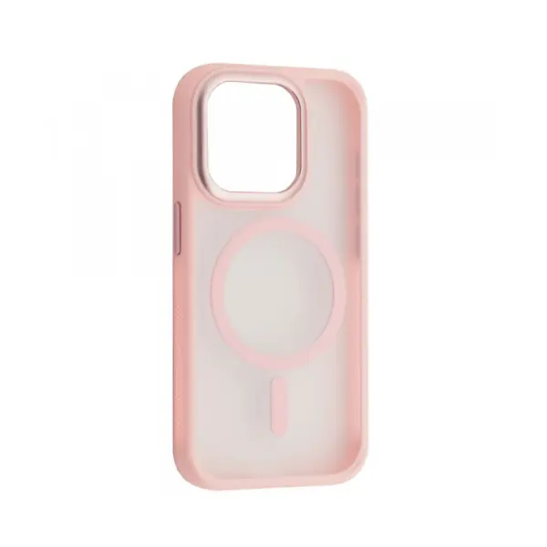 ЧОХОЛ NEW MATTE MAGSAFE ДЛЯ IPHONE 12 PRO MAX РОЖЕВИЙ (ДЕФ. ПАК)