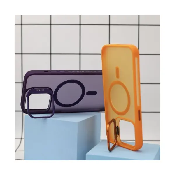 ЧОХОЛ CASE PRO MATTE FORTABLE CAMERA LENS MAGSAFE ДЛЯ IPHONE 11 ПОМАРАНЧЕВИЙ
