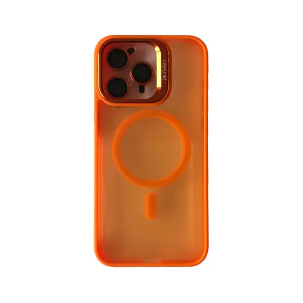 ЧОХОЛ CASE PRO MATTE FORTABLE CAMERA LENS MAGSAFE ДЛЯ IPHONE 14 PRO MAX ПОМАРАНЧЕВИЙ