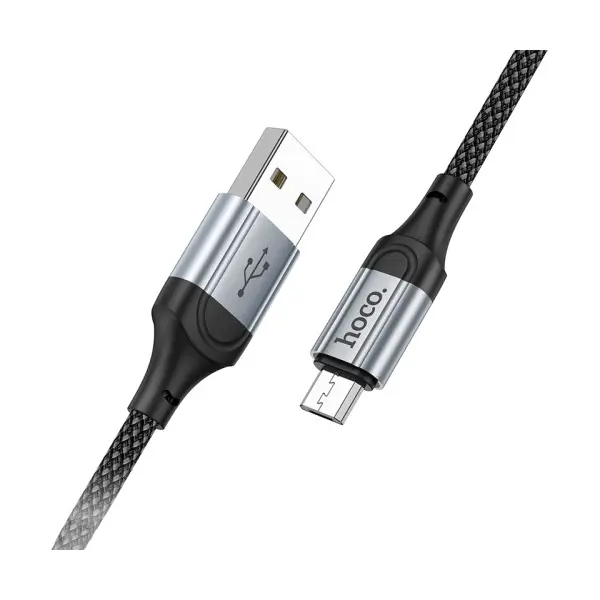 КАБЕЛЬ HOCO X102 FRESH CHARGING DATA CABLE MICRO 1M, ЧОРНИЙ