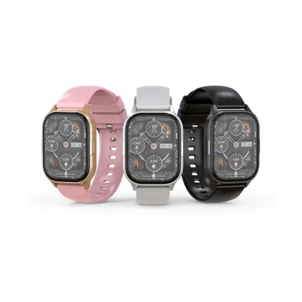 MR4_58854 Смарт-годинник xo -j10 amoled screen star mist magnetic square smart sports talking watch, сірий 