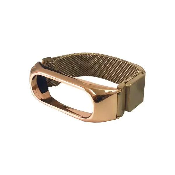 РЕМІНЕЦЬ ДЛЯ XIAOMI MI BAND 3, 4, 5, 6 MILANESE LOOP LEMON GOLD