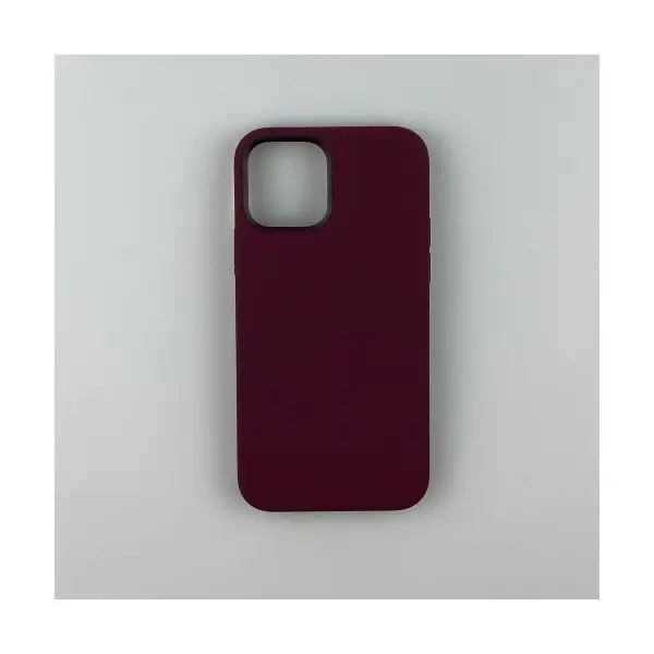 MR4_59811 Чохол silicone case copy with magsafe для iphone 12 pro max plum 