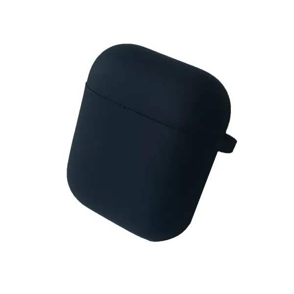 MR4_59433 Чохол для airpods 1, 2 silicone case, microfiber, чорний 