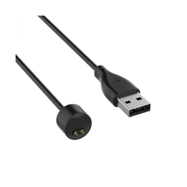 MR4_59306 Зарядний пристрій usb для xiaomi mi band 5, 6, 7, чорний 