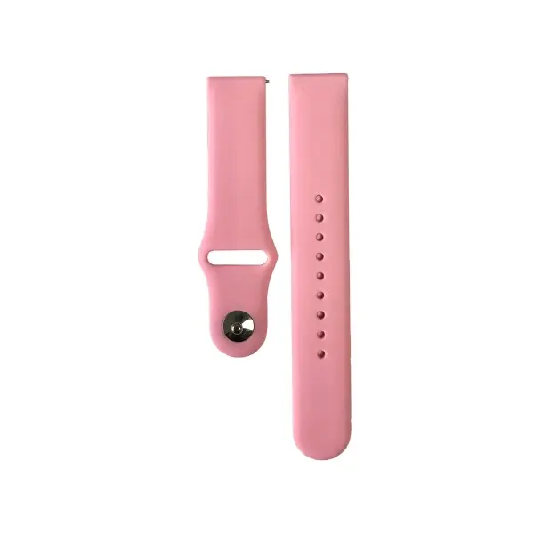 РЕМІНЕЦЬ SILICONE 22MM, РОЖЕВИЙ