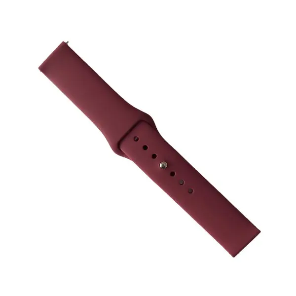 MR4_59656 Ремінець silicone 22mm, marsala 