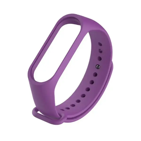 MR4_59620 Ремінець для xiaomi mi band 3, 4 фіолетовий 