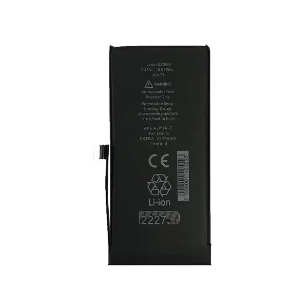АКУМУЛЯТОР ALPHA-C EXTRA ДЛЯ IPHONE 12 MINI, 2227MAH ORIGINAL