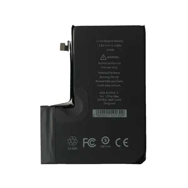 MR4_59222 Акумулятор alpha-c extra для iphone 12 pro max, 3687mah original ALPHA-C