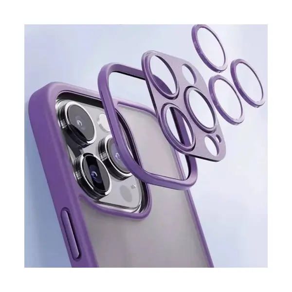 ЧОХОЛ ROCK GUARD TOUCH SERIES PROTECTION (ANTI-DROP LENS) ДЛЯ IPHONE 16 PRO, СІРИЙ