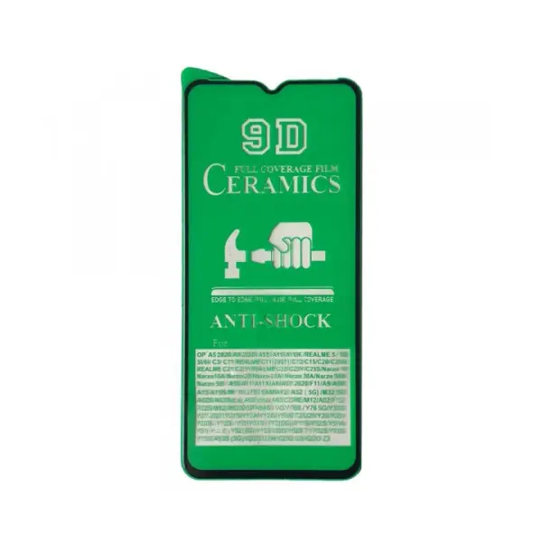 MR4_58925 Захисне скло ceramic для oppo a55, чорний (тех. пак) 
