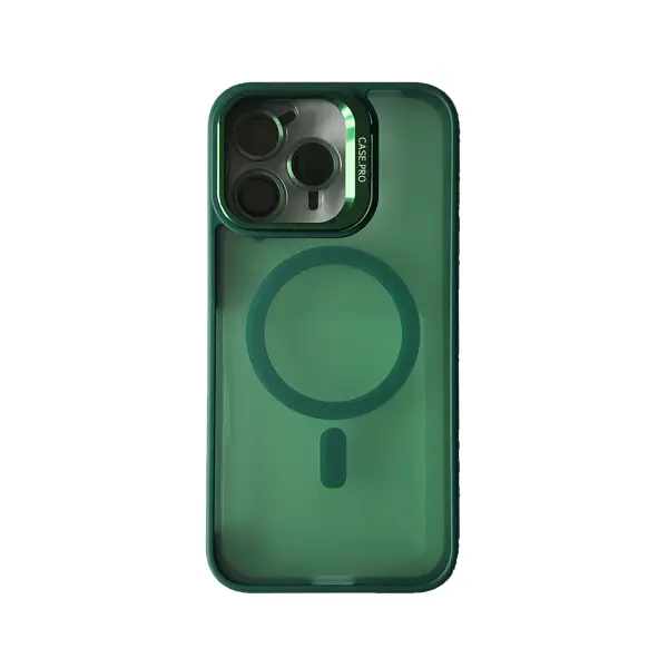 ЧОХОЛ CASE PRO MATTE FORTABLE CAMERA LENS MAGSAFE ДЛЯ IPHONE 12 PRO DARK ЗЕЛЕНИЙ
