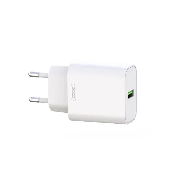 MR4_59864 Мережевий зарядний пристрій xo l103 (eu) qc3.0 18w charger, білий 