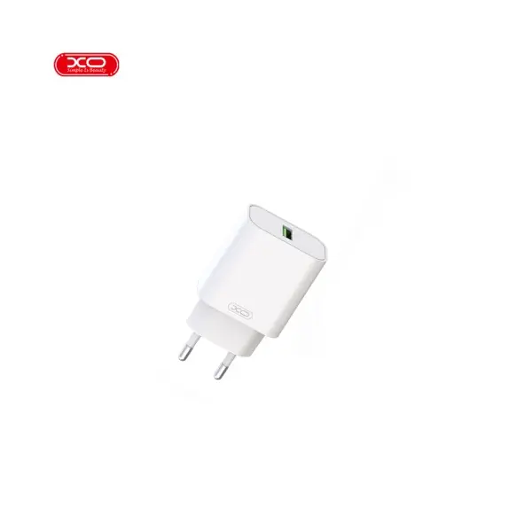 МЕРЕЖЕВИЙ ЗАРЯДНИЙ ПРИСТРІЙ XO L103 (EU) QC3.0 18W CHARGER, БІЛИЙ