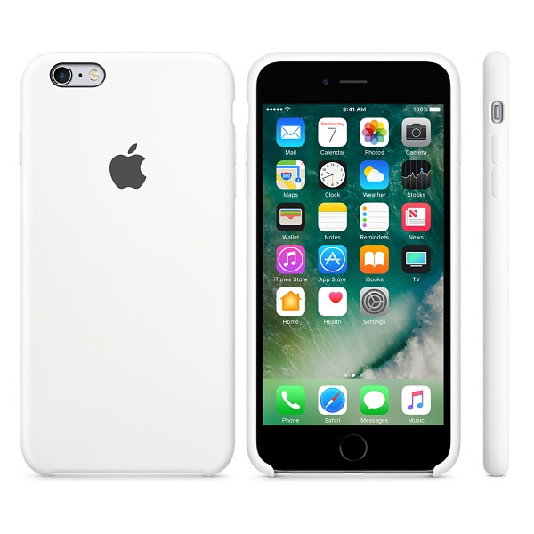 MR1_89544 Чохол silicone case для iphone 6 plus, 6s plus білий SILICONE CASE