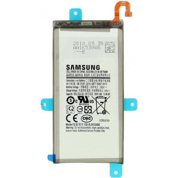 MR1_89491 Акумулятор телефона для samsung galaxy j8 (2018) sm-j810, galaxy a6 plus sm-a605, eb-bj805abe (3500mah), original prc PRC