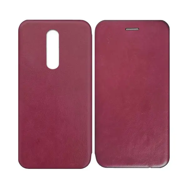 ЧОХОЛ-КНИЖКА LEVEL ДЛЯ REDMI 8 MARSALA