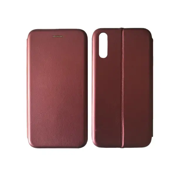 MR4_59936 Чохол-книжка level для redmi 9a marsala 