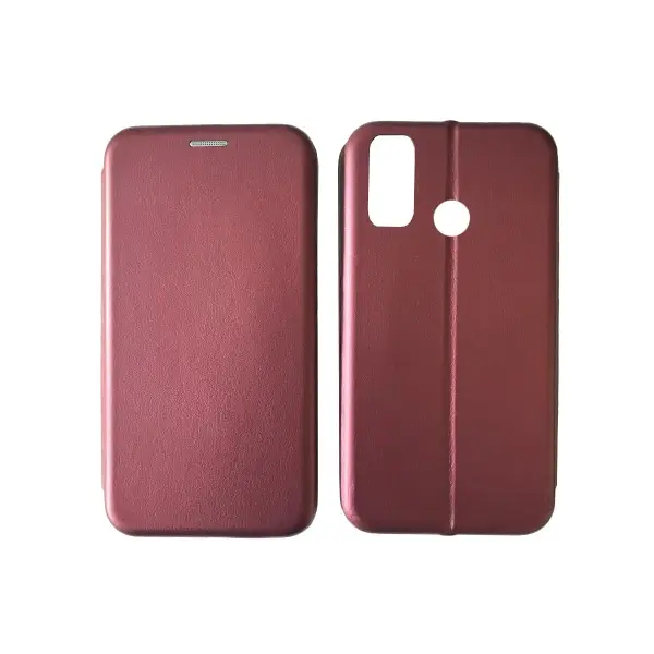 ЧОХОЛ-КНИЖКА LEVEL ДЛЯ REDMI 9C, 10A MARSALA