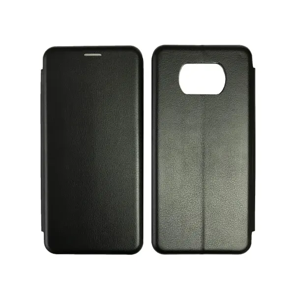 ЧОХОЛ-КНИЖКА LEVEL ДЛЯ XIAOMI POCO X3, X3 PRO NFC, ЧОРНИЙ