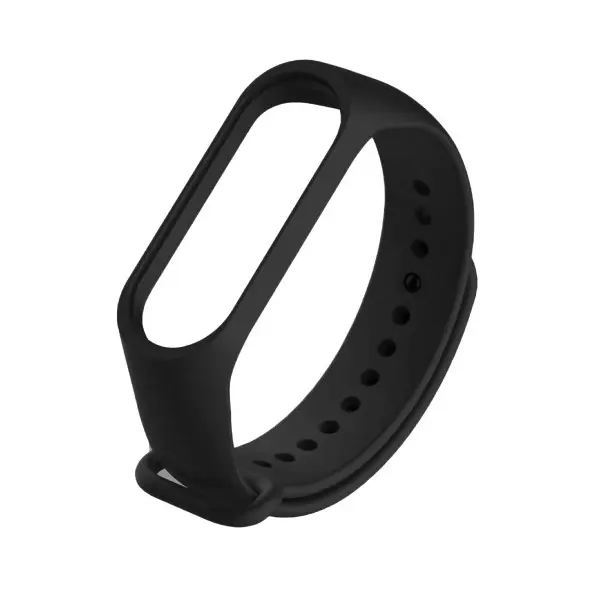 MR4_60833 Ремінець для xiaomi mi band 5, 6, 7, чорний 