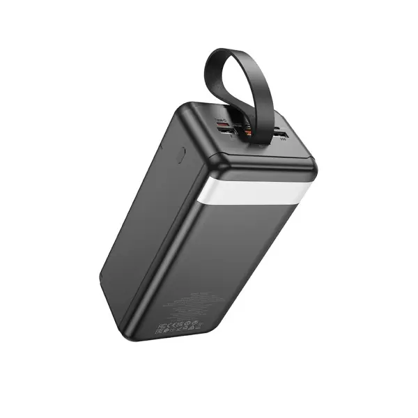 MR4_60336 Зовнішній акумулятор power bank hoco j123c element 22.5w+pd20w fully compatible with lcd and led-lamp 60 000mah, чорний 
