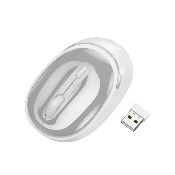 КОМПЮТЕРНА МИШКА HOCO GM34 NUEVO DUAL-MODE BUSINESS WIRELESS MOUSE, СІРИЙ, БІЛИЙ