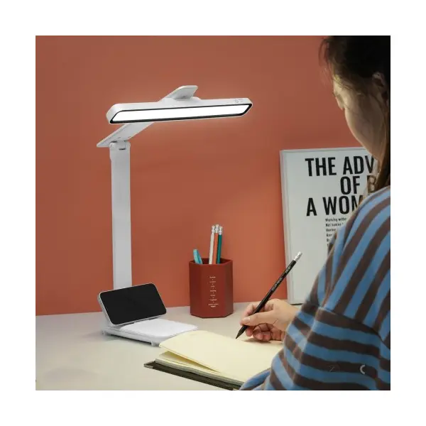 ЛАМПА XO OZ07 MULTI-SPEED DESK LAMP (З ДИСТАНЦІЙНИМ КЕРУВАННЯМ) 1200MAH, БІЛИЙ