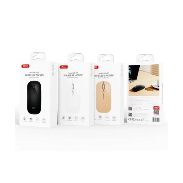 КОМПЮТЕРНА МИШКА XO M7 FASHION SMOOTH WIRELESS MOUSE, ЧОРНИЙ
