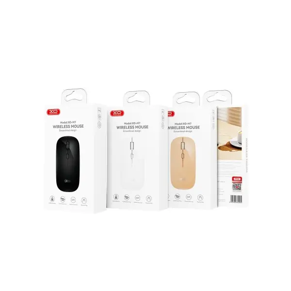 КОМПЮТЕРНА МИШКА XO M7 FASHION SMOOTH WIRELESS MOUSE РОЖЕВИЙ