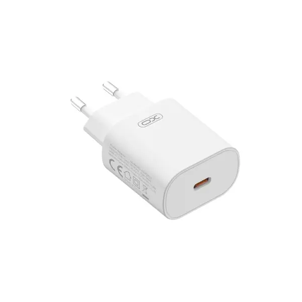 MR4_60164 Мережевий зарядний пристрій xo ce25 pd25w type-c fast charger, білий 