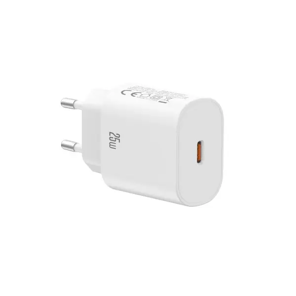 MR4_60164 Мережевий зарядний пристрій xo ce25 pd25w type-c fast charger, білий 