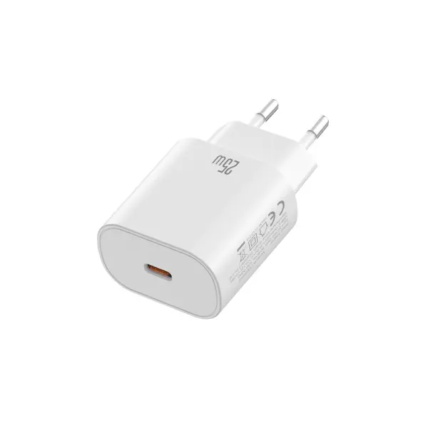 MR4_60164 Мережевий зарядний пристрій xo ce25 pd25w type-c fast charger, білий 