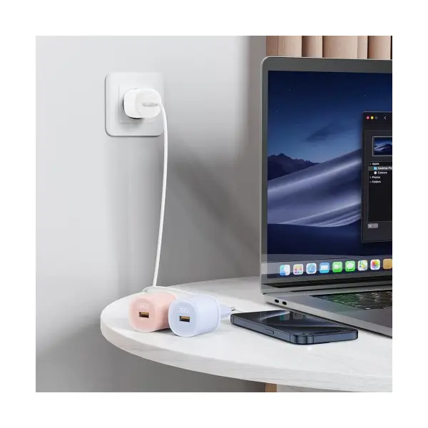 МЕРЕЖЕВИЙ ЗАРЯДНИЙ ПРИСТРІЙ XO L157 1USB QC3.0 18W CHARGER, БІЛИЙ