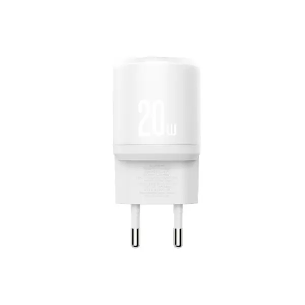 MR4_60194 Мережевий зарядний пристрій xo l144 (eu) pd20w 1usb-a+1type-c fast charger, білий 
