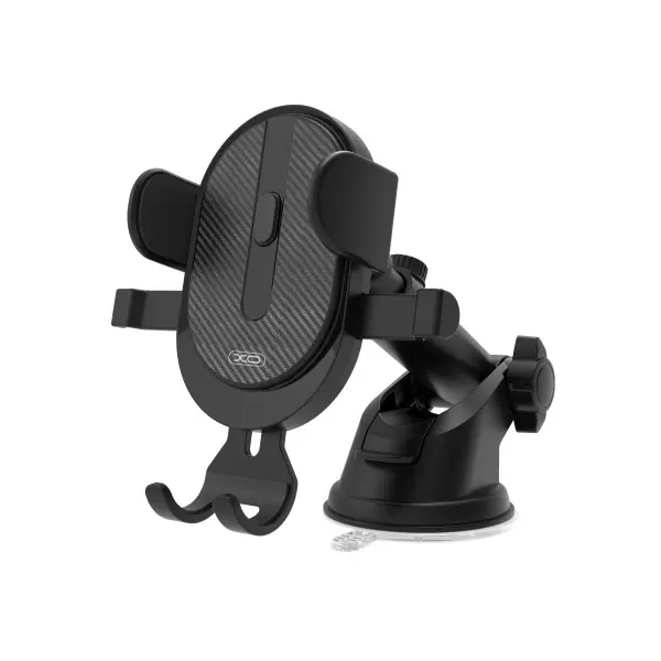 АВТОТРИМАЧ XO C60 SUCTION CUP OUTLET CAR HOLDER, ЧОРНИЙ