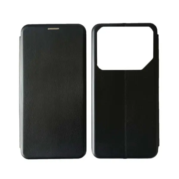 MR4_59998 Чохол-книжка level для tecno pova 6, чорний 