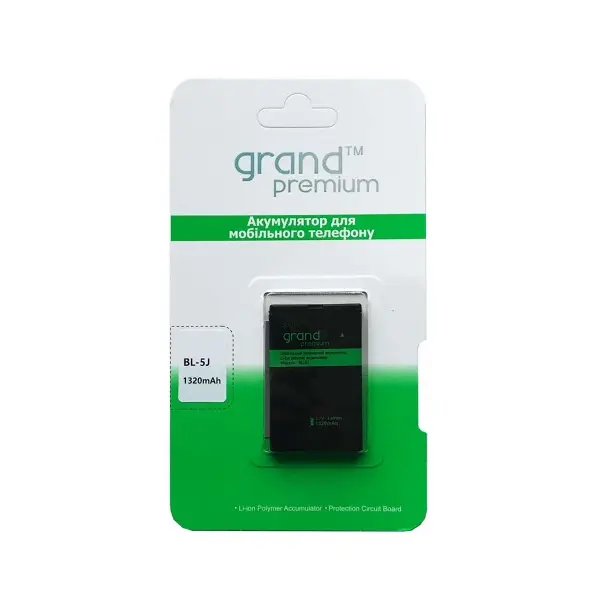 АКУМУЛЯТОР GRAND PREMIUM ДЛЯ NOKIA BL-5J