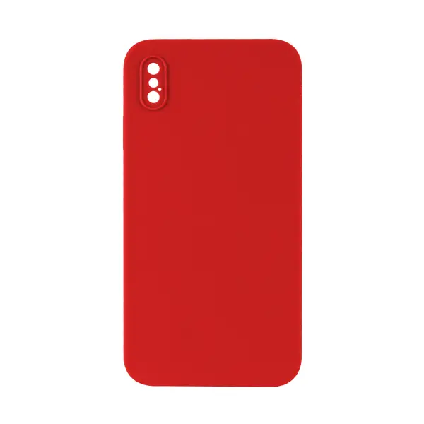 MR4_61730 Чохол silicone case full camera square side copy для iphone xs червоний 