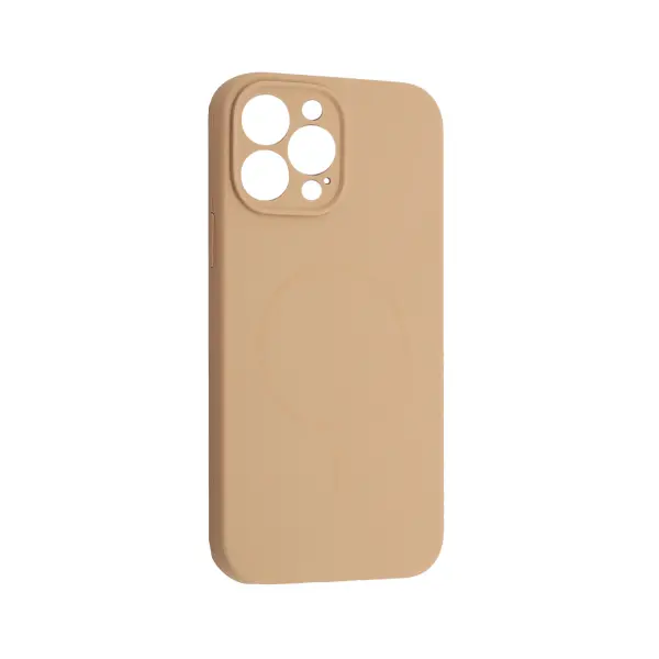ЧОХОЛ SILICONE CASE FULL CAMERA FINE RING MAGSAFE ДЛЯ IPHONE 13 PRO MAX DESERT GOLD