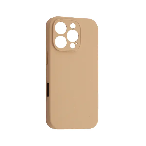 MR4_61911 Чохол silicone case full camera fine ring magsafe для iphone 16 pro desert gold 