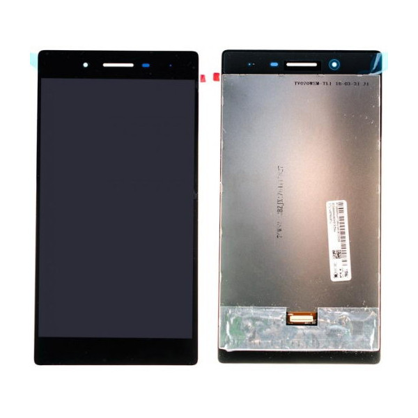 MR1_90956 Дисплей планшета для lenovo tab 7 essential lte (tb-7304i), у зборі з сенсором, чорний PRC
