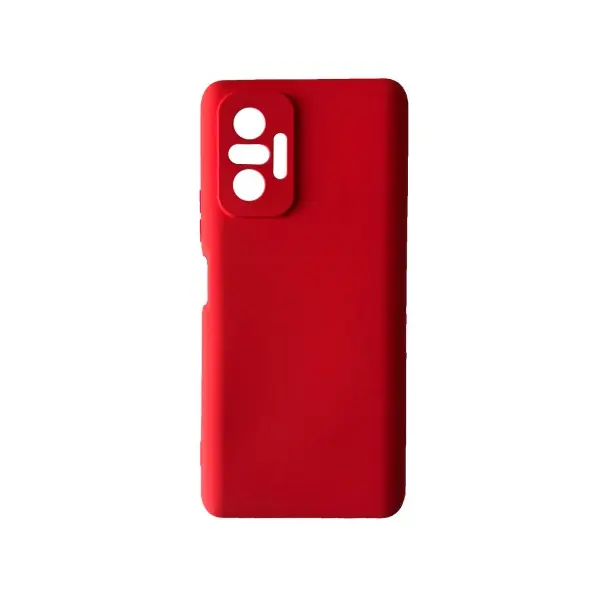 ЧОХОЛ SILICONE CASE CAMERA (NO LOGO) ДЛЯ REDMI NOTE 10 PRO ЧЕРВОНИЙ